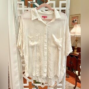 Z Supply Resort by Zac Posen cream  Button Down Shirt